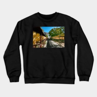 Stupa, Dreprung, Tibet Crewneck Sweatshirt